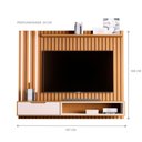 Ver imagem 3 de Home Ripado para Tv 70 Polegadas Snow Nature Off White