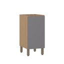 Ver imagem 1 de Balcão Modulado 40cm (sem Tampo) 1 Porta Slim Luciane