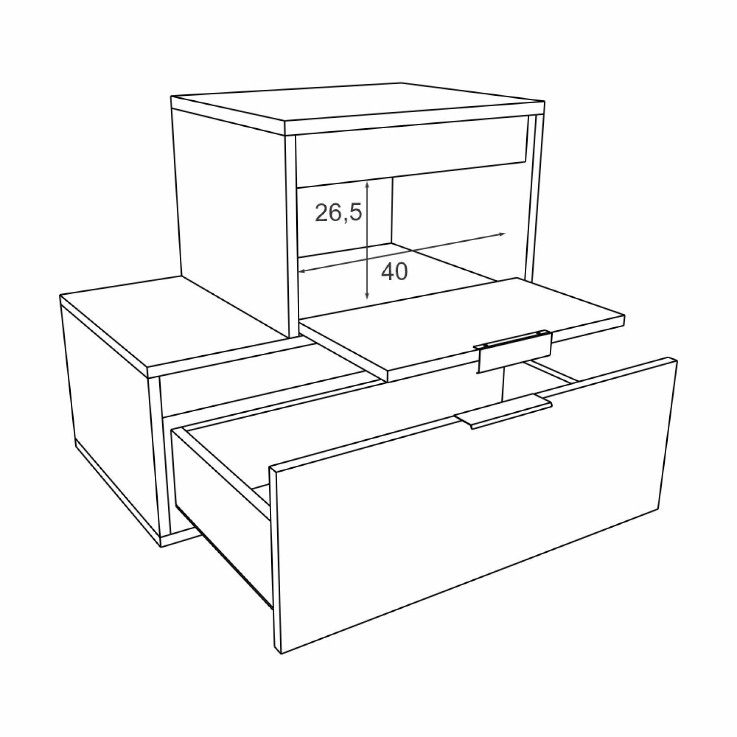 Conjunto para Banheiro 3 Portas 2 Gavetas Gump CNJ3064  - 9