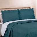 Ver imagem 3 de Colcha Matelassê - Casal - Opala - Verde - C/ Porta Travesseiro - Camesa