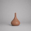 Ver imagem 1 de Garrafa Jasmim Pequeno Vaso Decorativo de Cerâmica para Sala e Mesa Mocha Mousse
