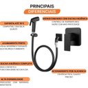 Ver imagem 5 de Monocomando com Ducha Higienica 2996 52 Meber Metais Preto