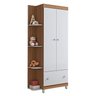 Guarda Roupa Infantil Gutti 2 Portas Branco/Almendra - Móveis Estrela Móveis Estrela Baby - 2