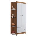 Ver imagem 2 de Guarda Roupa Infantil Gutti 2 Portas Branco/Almendra - Móveis Estrela Móveis Estrela Baby
