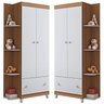Guarda Roupa Infantil Gutti 2 Portas Branco/Almendra - Móveis Estrela Móveis Estrela Baby - 5