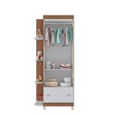 Ver imagem 3 de Guarda Roupa Infantil Gutti 2 Portas Branco/Almendra - Móveis Estrela Móveis Estrela Baby