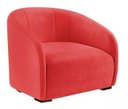 Ver imagem 1 de Kit 2 Poltronas Decorativa Lara Suede Vermelho - Lm Decor