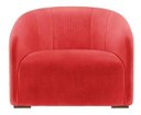Ver imagem 2 de Kit 2 Poltronas Decorativa Lara Suede Vermelho - Lm Decor