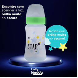Mamadeira Big Star Bico Silicone + Copo Zoo Azul Lolly 330ml - 3