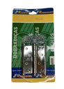 Ver imagem 1 de Cartela de Dobradiças C/ 3 Unidades - 4x3" - Rf 5535 - Aço Cromado - Metalúrgica Rodrigues