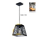 Ver imagem 2 de Pendente Industrial Mesa Bancada Passa Prato Cabeceira de Cama Palacio Iluminação Preto Fosco