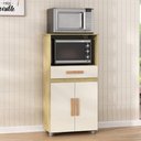 Ver imagem 2 de Balcão para Microondas e Forno Havana New Wood com Off White Atualle