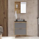 Ver imagem 3 de Conjunto para Banheiro 2 Portas 1 Gaveta Orion CNJ3071 