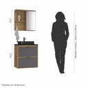 Ver imagem 5 de Conjunto para Banheiro 2 Portas 1 Gaveta Orion CNJ3071 