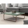 Mesa de Centro Kairos Pé Café Bisart Decor Cor:verde Lazza - 1