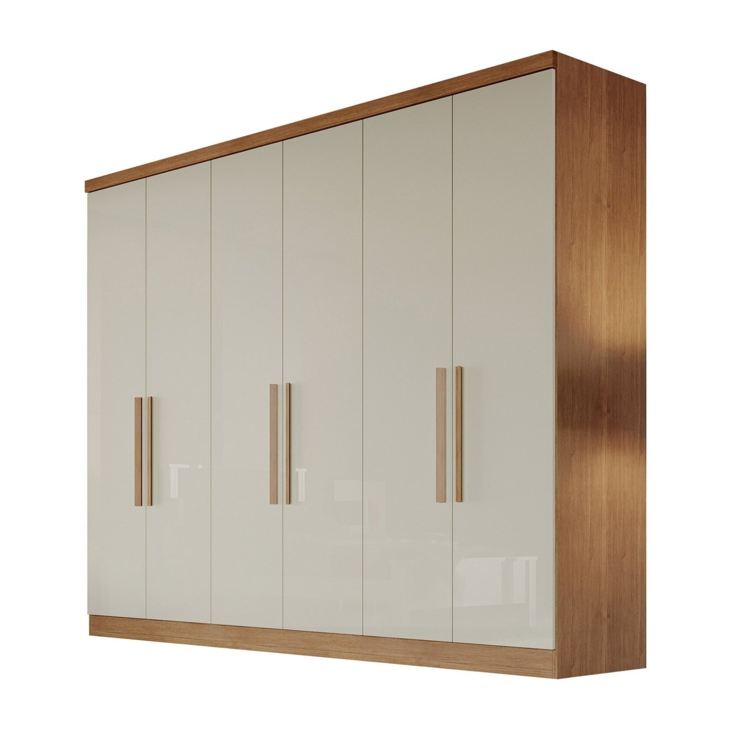 Guarda Roupa Casal 6 Portas 6 Gavetas Padova Novo Horizonte - 3