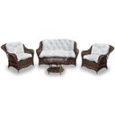 Ver imagem 1 de Conjunto Marco - 1 Sofá 2 L + 2 Poltronas + 1 Mesa Centro - Duna Cru