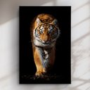 Ver imagem 1 de Quadro Decorativo Tigre Fundo Preto