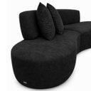 Ver imagem 5 de Sofá Virgínia 2,5m Estofado Suede Moderno Confortável Luxo