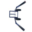 Ver imagem 4 de Carrinho de Cargas Armazém Transporte 350kg Azul Reforçado