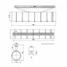 Ralo Canal 30x500x1950mm O110 Odem - 3