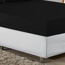 Ver imagem 2 de Jogo de Cama Casal Viúva Nobre 3 Peças Malha 100% Algodão - Preto
