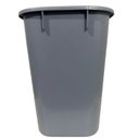 Ver imagem 7 de Lixeira Cesto Retangular 12LT sem Tampa Resistente Jsn Cinza