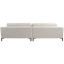 Ver mais imagens de Sofá 3 Lugares para Sala Living Pés Metálicos 194cm Mondo K01 Bouclê Creme - Lyam Decor