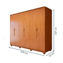 Ver imagem 3 de Guarda-Roupa Lopas Suavitá 6 Portas 6 Gavetas