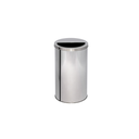 Ver imagem 1 de Lixeira de Inox 27l com Aro Meia Lua 24x60