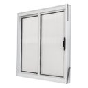 Ver imagem 2 de Vitro Janela Alumínio em Policarbonato 60x60 Branco ou Preto