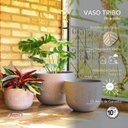 Ver mais imagens de Vaso Tribo Redondo 33 (11l) Petro Ardósia Japi