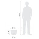 Ver imagem 3 de Vaso Tribo Redondo 33 (11l) Petro Ardósia Japi