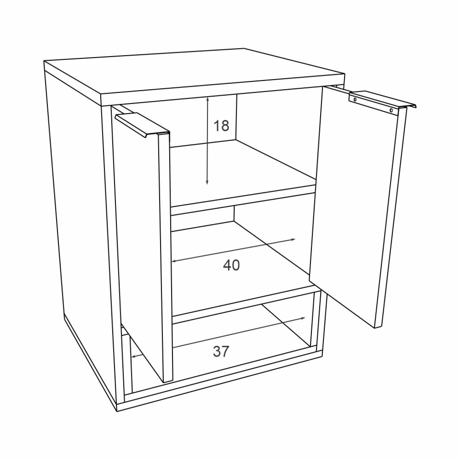 Conjunto para Banheiro 5 Portas 2 Nichos Crema CNJ3075  - 7