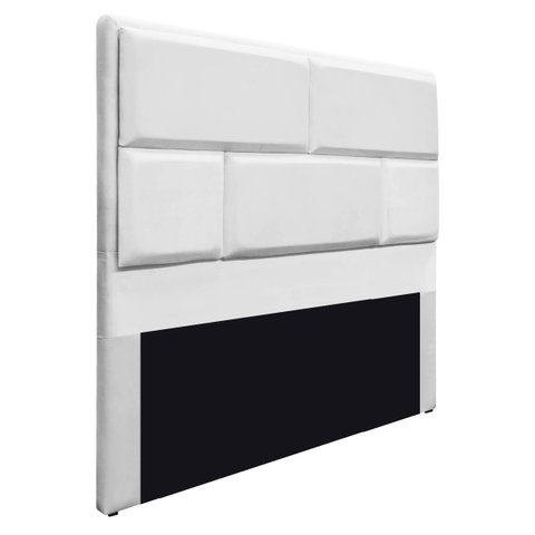 Cabeceira Queen Brick P02 160 cm para cama Box Suede - Doce Sonho Móveis CABECEIRA QUEEN CABECEIRA E