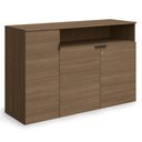 Ver imagem 1 de Balcao para Escritorio 3 Portas 136 Cm Frame F208 Munique Kappesberg