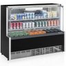 Vitrine Refrigerada Ar Forçado Aurora Gpfa140r Gelopar Aurora Refrigerada 1,40mt Preto 220v - 1