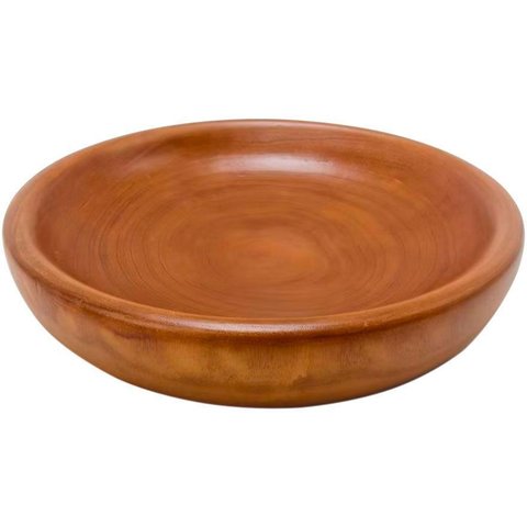 Centro de Mesa Decorativo de Madeira Natural 8x35x35cm Sala Jantar Decoração