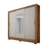 Guarda Roupa Casal com Espelho 3 Portas 3 Gavetas Santiago Novo Horizonte - 3
