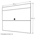 Ver imagem 4 de Painel para TV Life 1.8 Nature com Off White - MóveisAqui