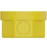 Caixinha De Luz Elétrica De Embutir Retangular PVC Amarela Para Instalações Elétricas 4”x4“ - 2