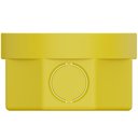 Ver imagem 2 de Caixinha De Luz Elétrica De Embutir Retangular PVC Amarela Para Instalações Elétricas 4”x4“