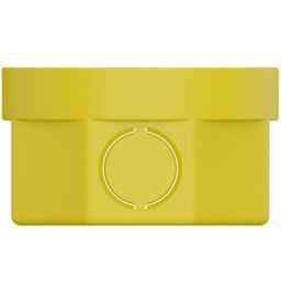 Caixinha De Luz Elétrica De Embutir Retangular PVC Amarela Para Instalações Elétricas 4”x4“ - 2 Caixinha De Luz Elétrica De Embutir Retangular PVC Amarela Para Instalações Elétricas 4”x4“ - 2