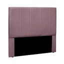 Ver imagem 1 de Cabeceira Anya Queen para Cama Box Estrutura Mdf-mdp Veludo Violeta Escuro Loja Sheep