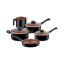 Ver imagem 1 de Jogo de Panelas Tramontina Antiaderente Caribe 5 Pç Preto