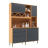 Conjunto Cozinha Sabrina 5 Portas 2 Gavetas  - 2