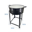 Ver imagem 3 de Fritador a Gás com Tacho 20 Polegadas 14l Fortmix