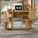 Ver imagem 1 de Mesa P/ Escritório 3875 Qmovi Freijó