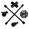Chave de Roda Cruz Multifuncional em Aço Resistente 17mm 19mm 21mm 23mm - 2