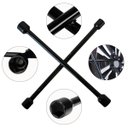 Ver imagem 2 de Chave de Roda Cruz Multifuncional em Aço Resistente 17mm 19mm 21mm 23mm